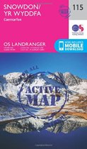 Landranger Active 115 Snowdon & Caernarfon