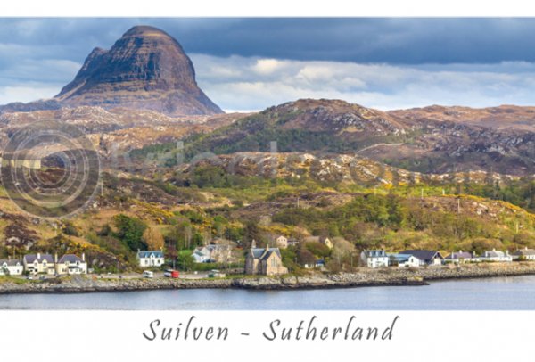 Suilven, Sutherland Postcard (H A6 LY)