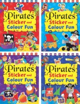 Pirates Sticker & Colour Fun (4 Asst) (Brown Watson)