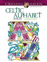 Celtic Alphabet Designes Colouring Book (Jun)