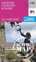 Landranger Active 140 Leicester, Coventry & Rugby