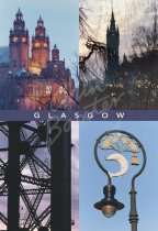 Glasgow Landmarks Comp, Glasgow Postcard (V Std CB)