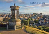 City from Calton Hill, Edinburgh Postcard (H Std CB)