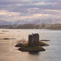 Castle Stalker, Appin, Argyll 1 Greetings Card (CB)