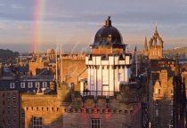 Tower & St. Giles' Cathedral, Edinburgh Postcard (H Std CB)