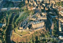 Edinburgh Castle from Air, Edinburgh Postcard (H Std CB)