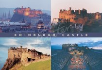 Edinburgh Castle Comp, Edinburgh Postcard (H Std CB)