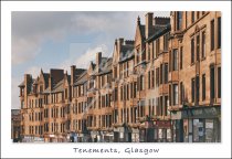 High Street Tenements, Glasgow Postcard (H Std CB)