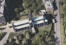 Glasgow Cathedral from air, Glasgow Postcard (H Std CB)