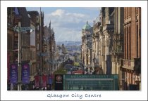 Buchanan Street, City Centre, Glasgow Postcard (H Std CB)