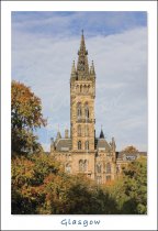 University of Glasgow, Glasgow Postcard (V Std CB)