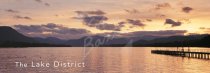 Ullswater at dusk from Pooley Bridge, Lake District Postcard (H