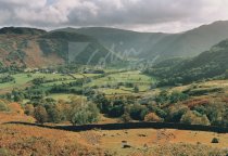 Borrowdale & Greenup Edge, Lake District Postcard (H Std CB)