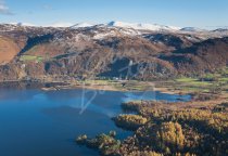 Derwent Water, High Seat & Helvellyn, Lake District Postcard (H