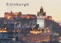 Edinburgh Castle at dusk Magnet (H CB)