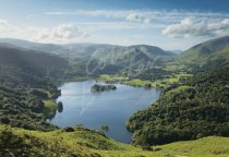 Grasmere from Loughrigg Fell, Lake District Postcard (H Std CB)