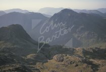 Great Gable from Scafell Pike, Lake District Postcard (H Std CB)