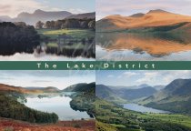 Lakes & Fells Comp, Lake District Postcard (H Std CB)