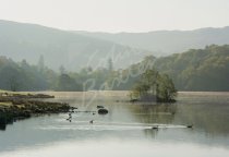 Rydal Water, Lake District Postcard (H Std CB)