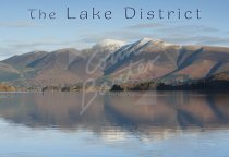 Skiddaw across Derwent Water, Lake District 1 Postcard (H Std CB