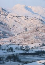 Bow Fell & Little Langdale Tarn, Lake District Postcard (V Std C