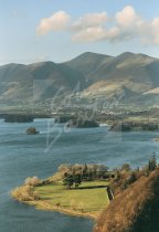 Skiddaw & Derwent Water, Lake District Postcard (V Std CB)