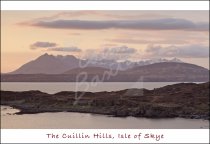 Cuillin Hills beyond Sleat, Isle of Skye Postcard (H Std CB)