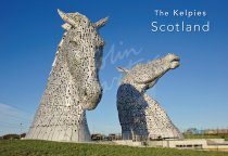 Kelpies, Falkirk Postcard (H Std CB)