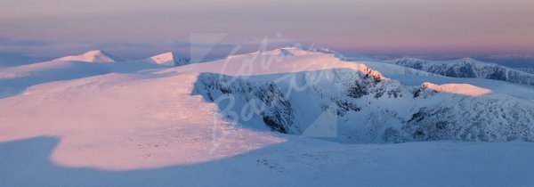 Cairngorms at dawn Postcard (H Pan CB)