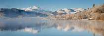 Ben Lomond beyond Loch Ard, Trossachs Postcard (H Pan CB)