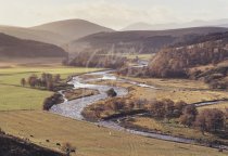 Ben Avon & River Avon, Moray Postcard (H Std CB)