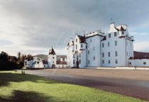 Blair Castle, Perthshire (front entrance) Postcard (H Std CB)