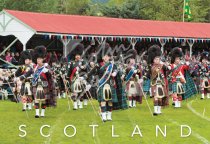 Braemar Highland Gathering, Deeside Postcard (H Std CB)