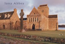 Iona Abbey Postcard (H Std CB)