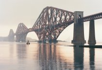 Forth Bridge at dawn Postcard (H Std CB)