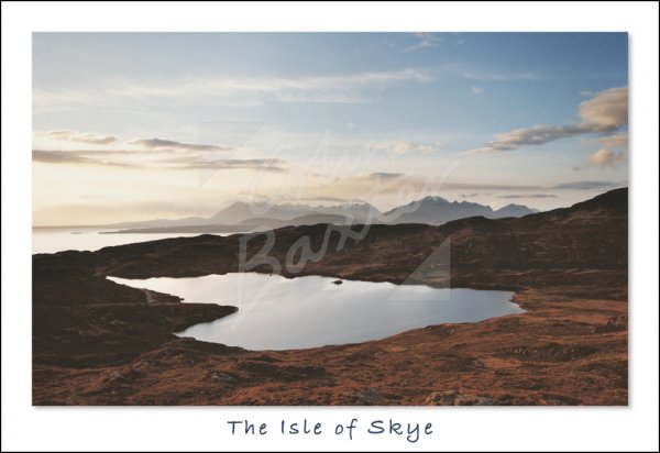 Cuillin Hills & Loch Dughaill, Isle of Skye 1 Postcard (H Std CB