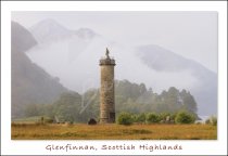 Glenfinnan Monument, Lochaber Postcard (H Std CB)