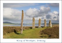 Ring of Brodgar, Mainland, Orkney 2 Postcard (H Std CB)