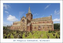 St Magnus Cathedral, Kirkwall, Orkney Postcard (H Std CB)