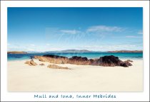 Traigh ban nam Manach, Iona & Mull Postcard (H Std CB)