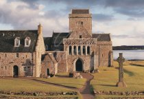 Iona Abbey, Iona, Argyll Postcard (H Std CB)