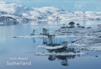 Loch Assynt, Sutherland Postcard (H Std CB)