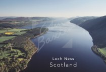 Loch Ness from north From Air Postcard (H Std CB)