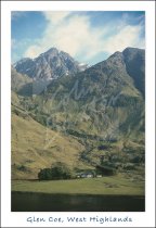 Bidean nam Bian & Achnambeithach, Glencoe Postcard (V Std CB)