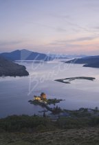 Eilean Donan Castle & Loch Alsh, Skye beyond Postcard (V Std CB)