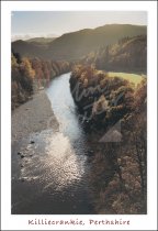 River Garry, Killicrankie, Perthshire Postcard (V Std CB)