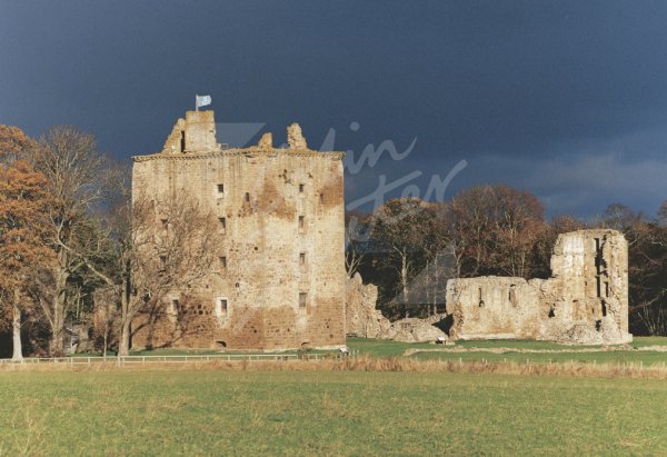 Spynie Palace, Moray Postcard (H Std CB)