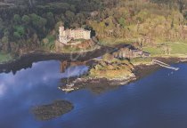 Dunvegan Castle, Isle of Skye From Air 2 Postcard (H Std CB)