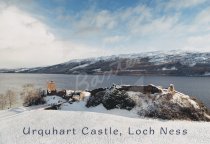 Urquhart Castle, Loch Ness, Highlands Postcard (H Std CB)