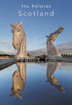 Kelpies at dawn, Falkirk Postcard (V Std CB)